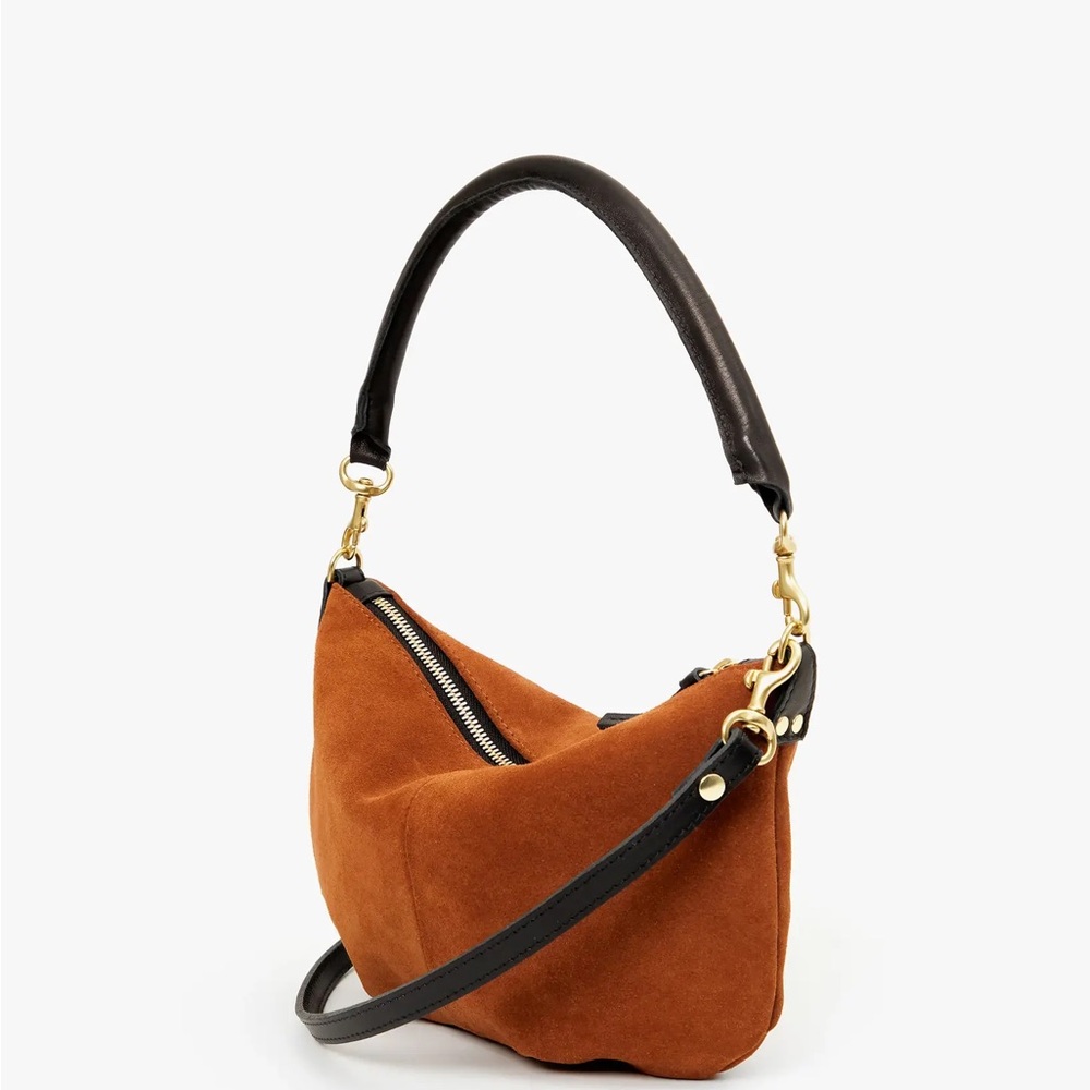 CLARE V. PETIT MOYEN • CHESTNUT SUEDE